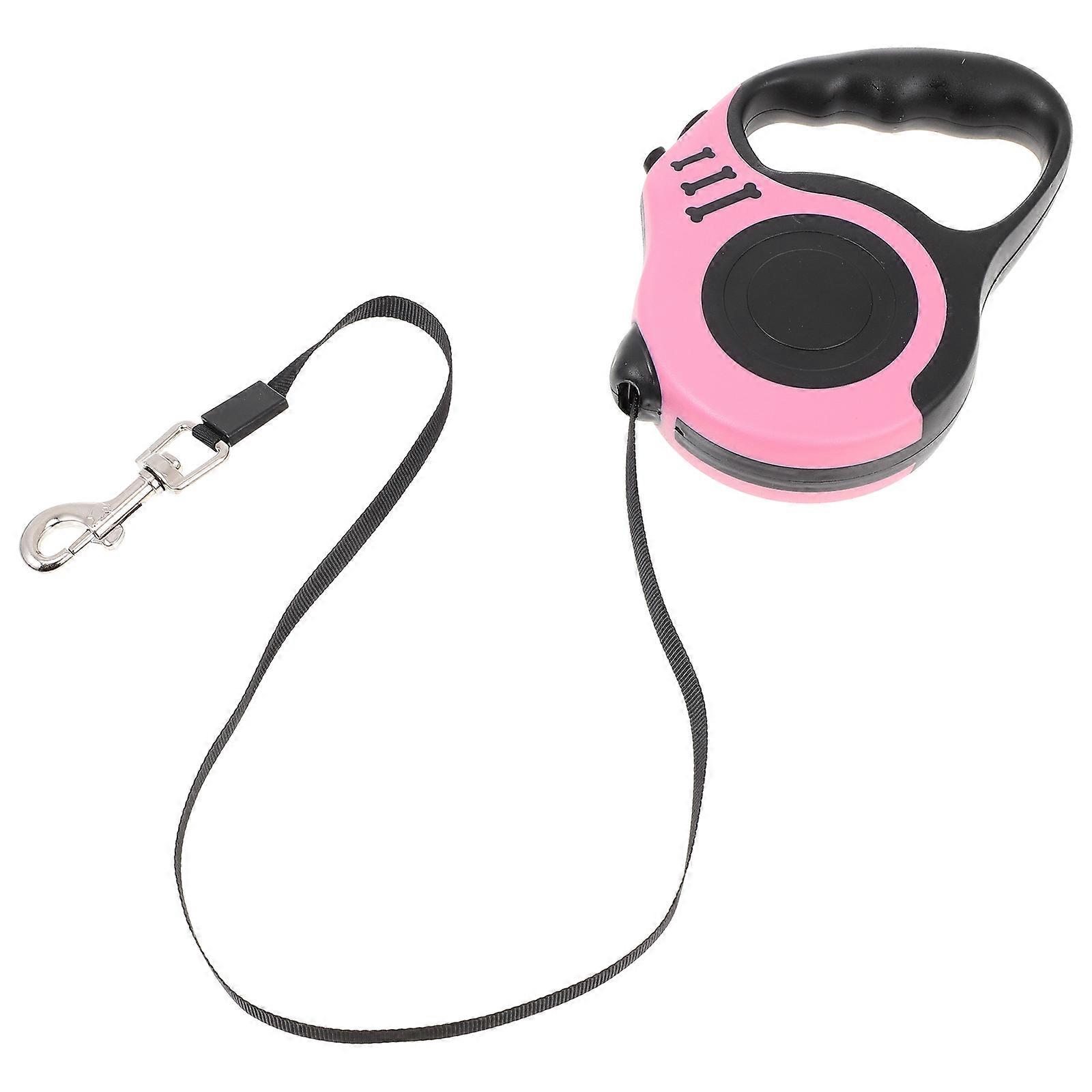 Pet Retractable Leash Dog Training Tool Ergonomic Design Abs Material 1Pack
