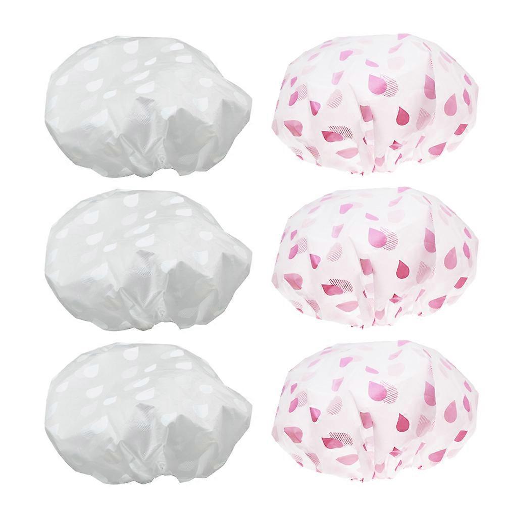 Kitchen Hat Waterproof Bathing Hat for Shower Use 18Pcs Multi-