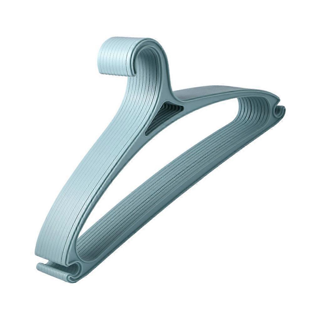 Hangers For Trousers 10Pcs Non-Slip Plastic Clothes Holders Practical Solution For Wardrobe And Balcony Use