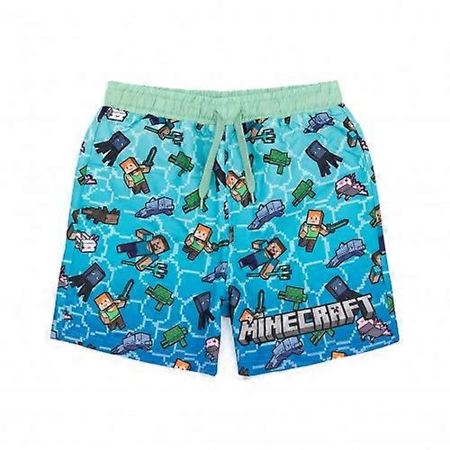 Minecraft Boys Creeper Swim Shorts