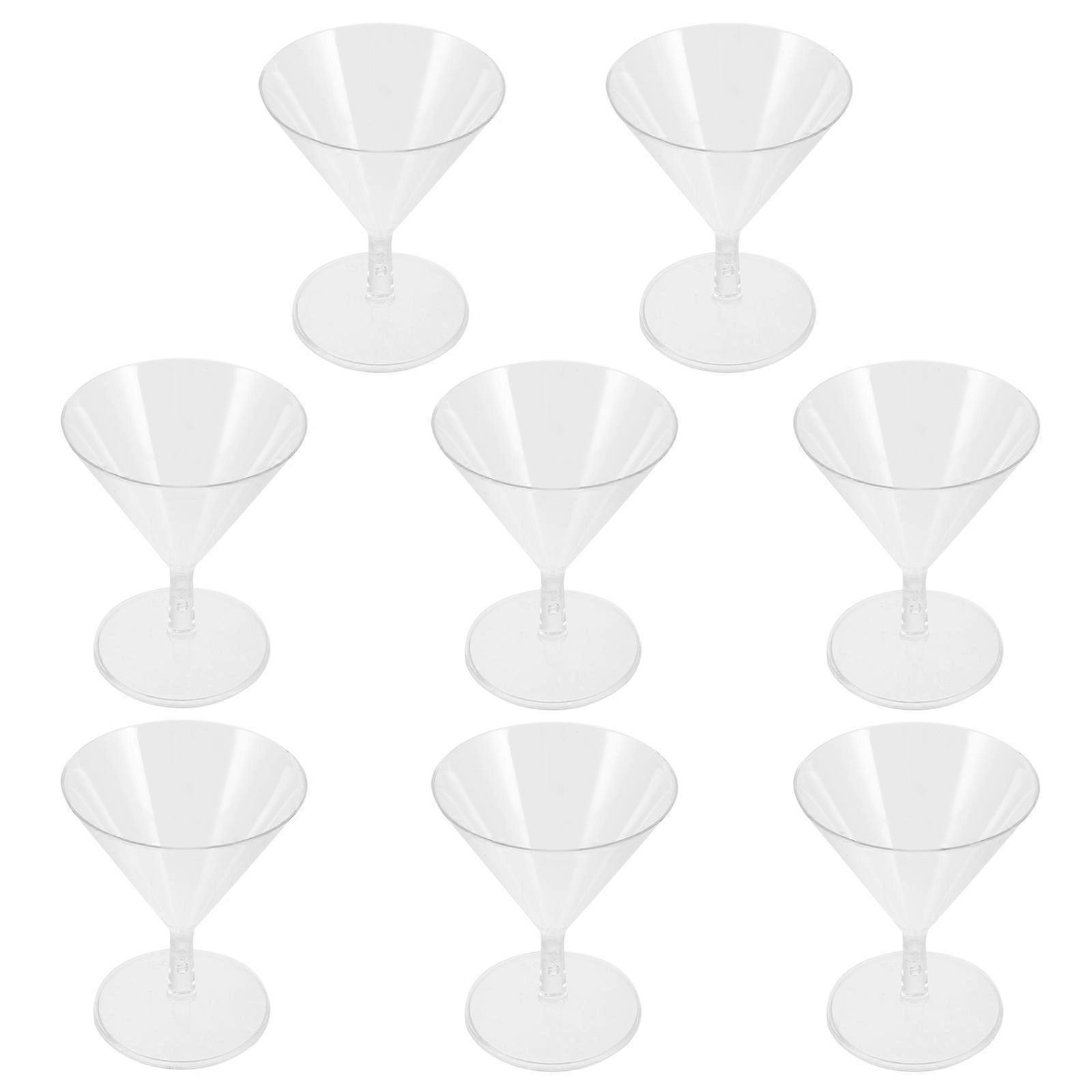 Plastic Wine Cups for Whiskey Cup Use 32Pcs Transparent Glasses