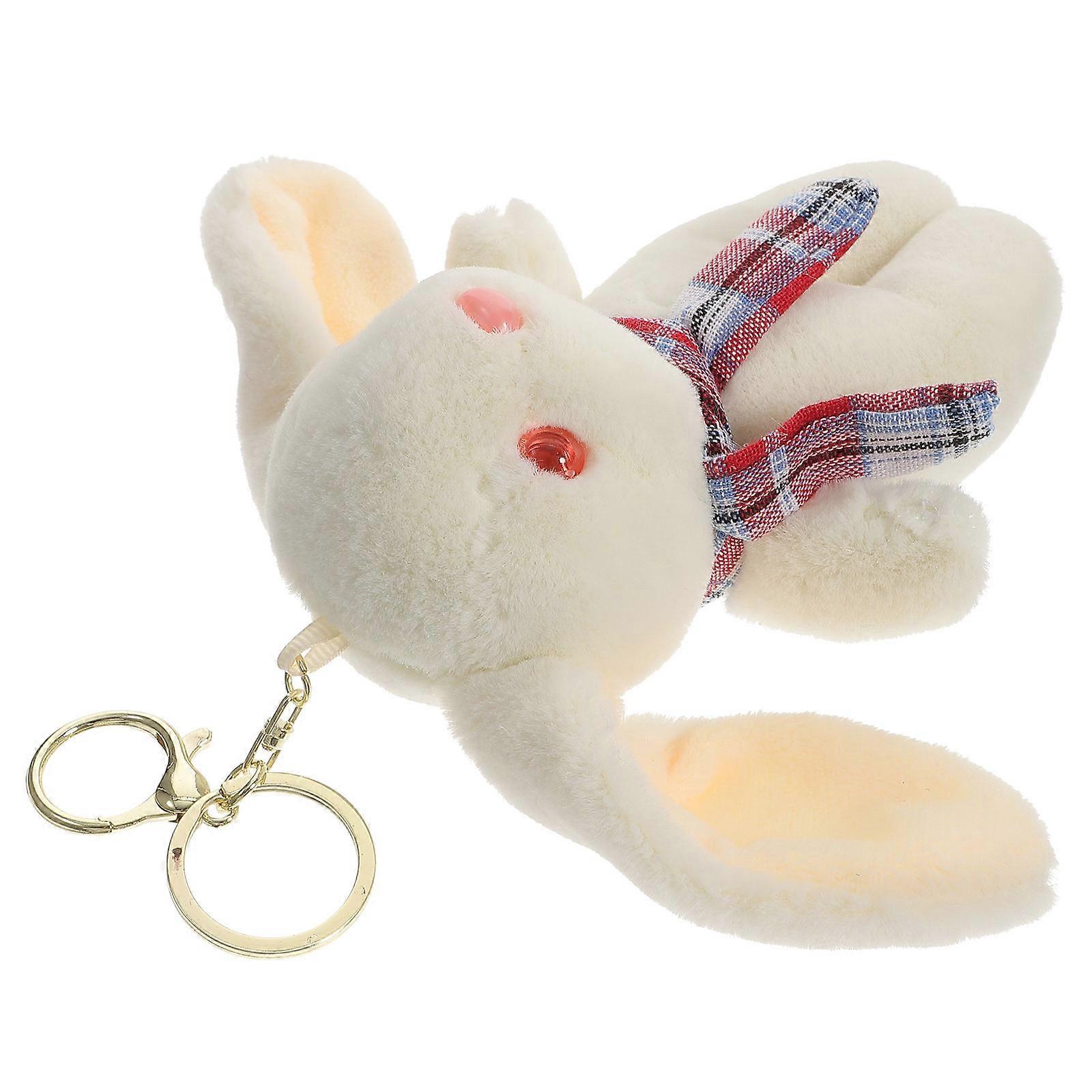 Durable Rabbit Keychain Pendant For Daily Use 23X14X6CM Creative Hanging Accessory 1Set