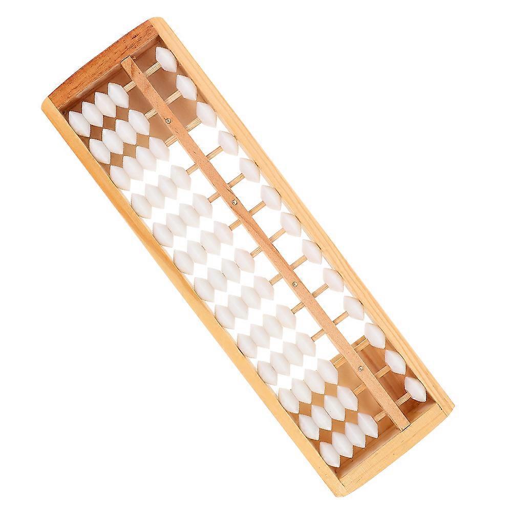 Kid Educational Abacus Counting Device for Arithmetic 2Pcs Wooden Set
