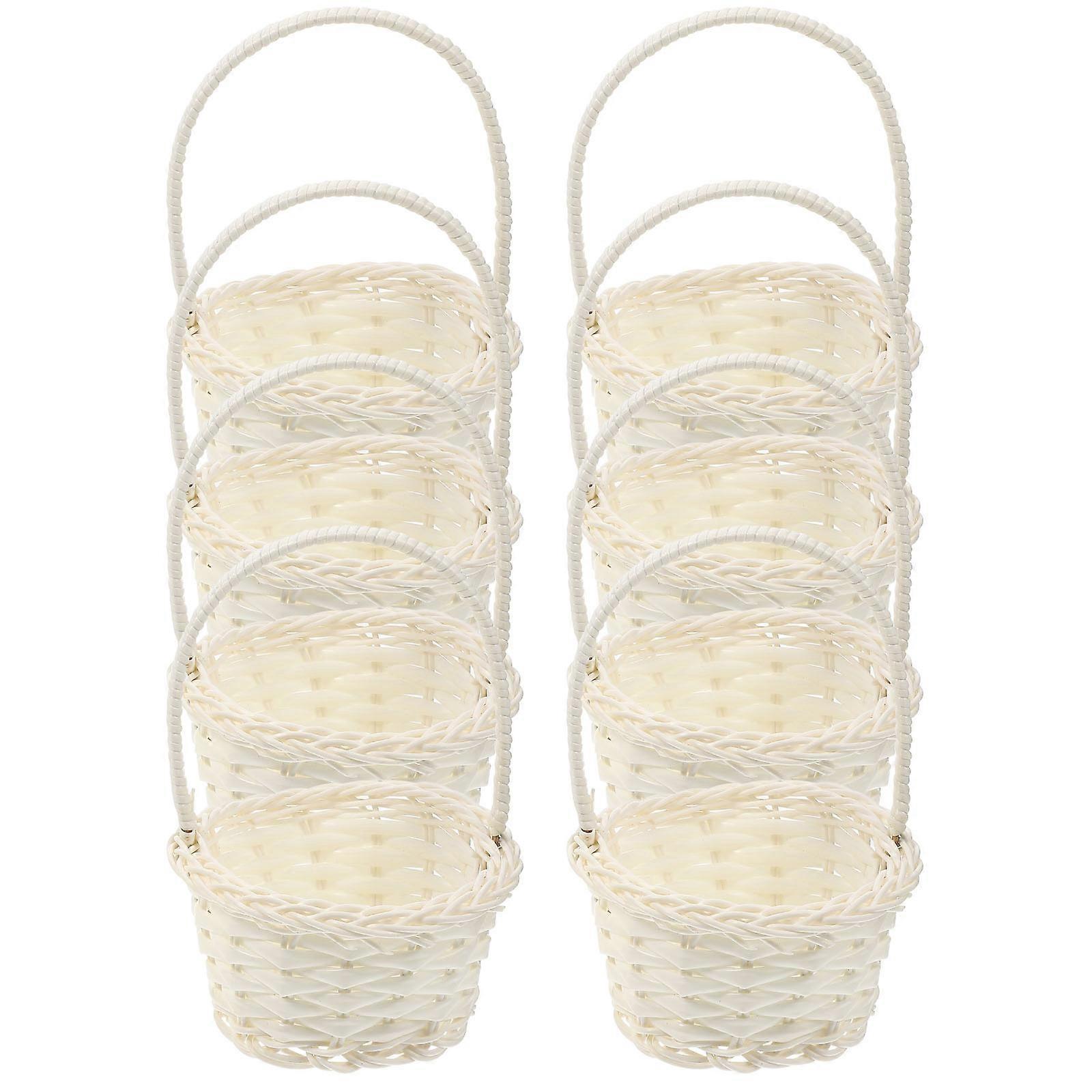 Mini House Basket Dollhouse Baskets for Display Purposes 32Pcs Set