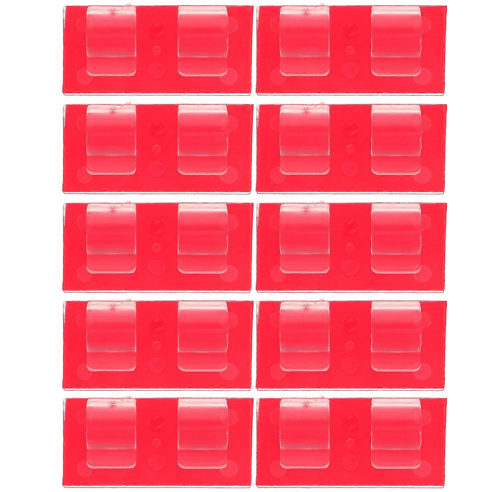 Light Clips 40Pcs Outdoor Sticky Hooks Cable Management Suitable For String Lights With Transparent Self-Adhesive Design