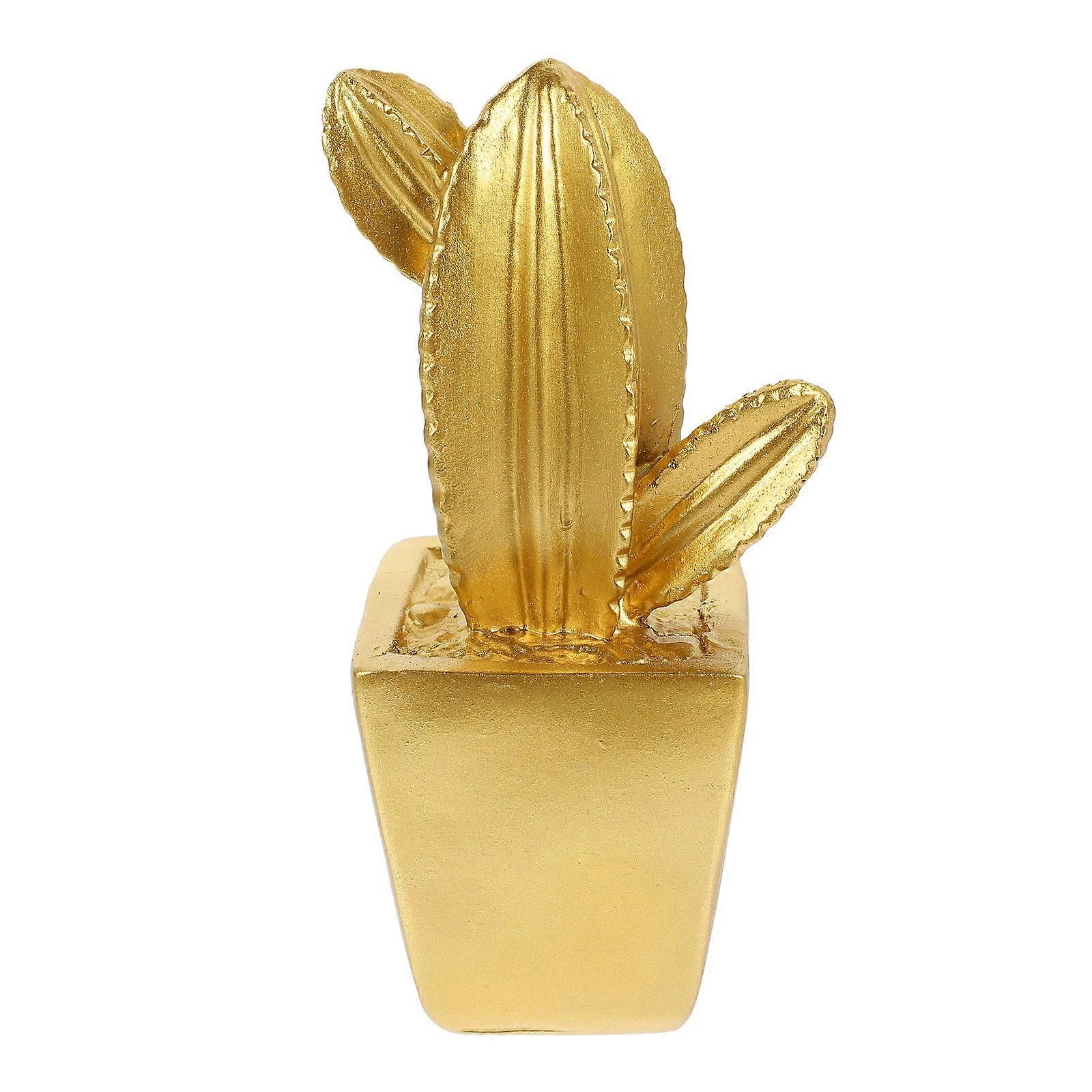 Artificial Cactus Decor 2Pcs Simulation Plant Ornament for Desktop Decoration