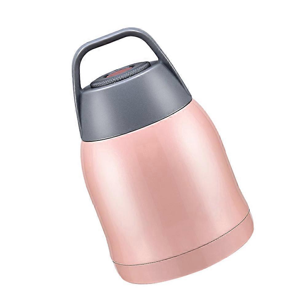 Stainless Steel Bento Box 1Pcs Pink Meal Box Featuring Comfortable Handle Design for Storage Using