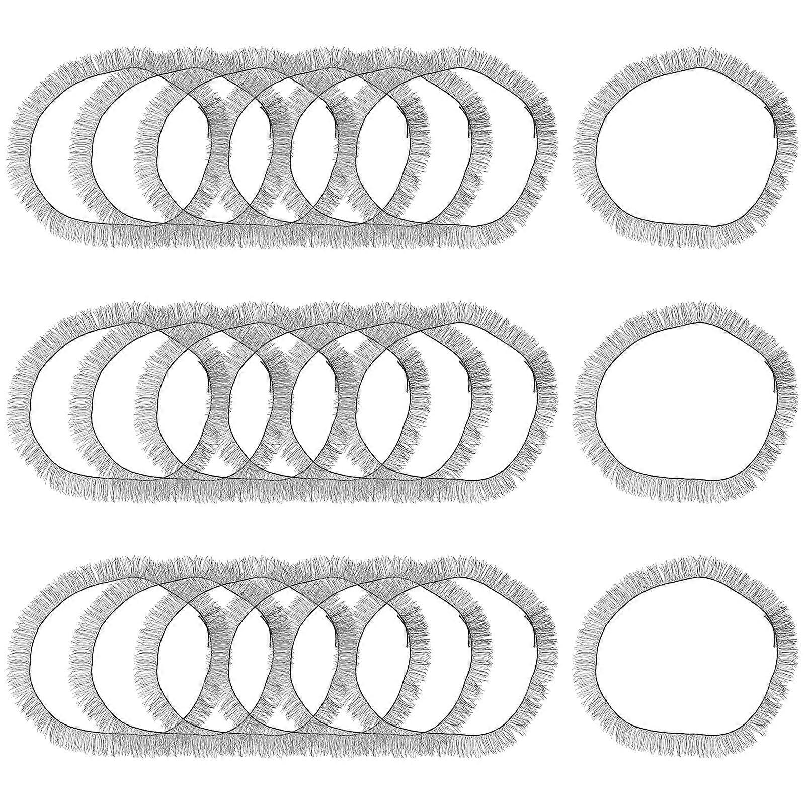 Simulated Eyelashes 60 Pcs Black Eyelash Accessories Suitable For Craft Making And Toy Decoration