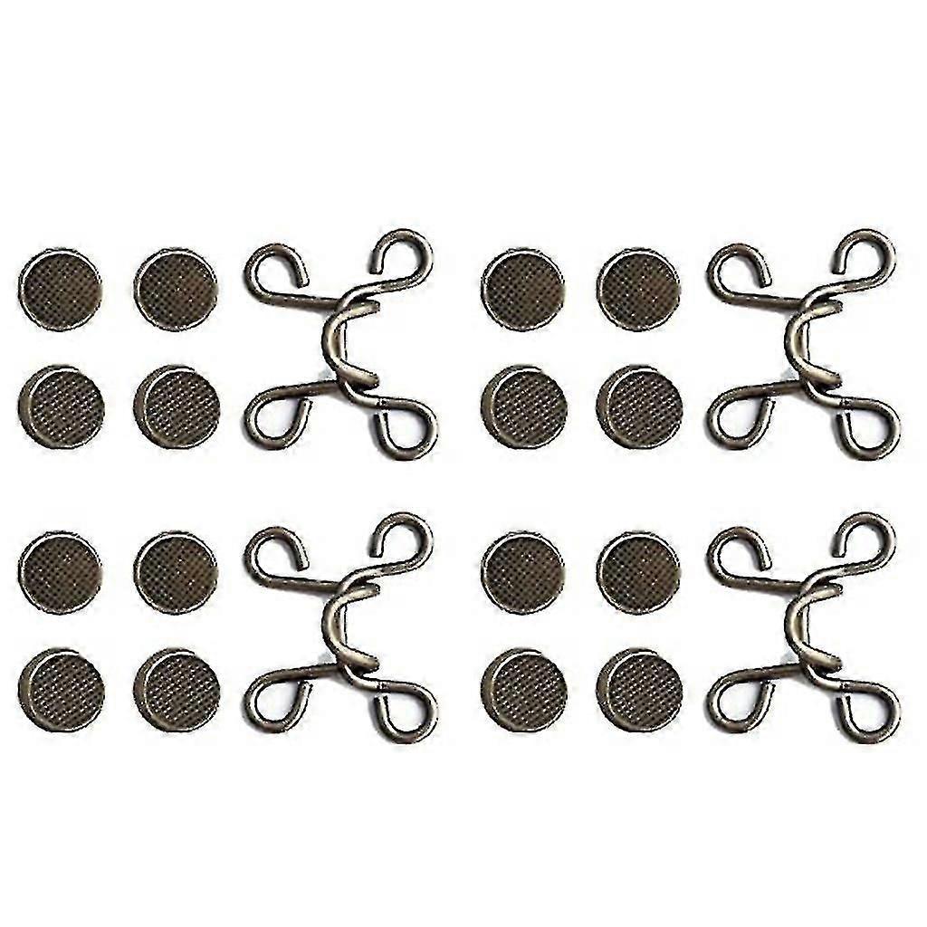 4 Sets Adjustable Waist Buckle Extender Widely Used Replacement Jean Buttons