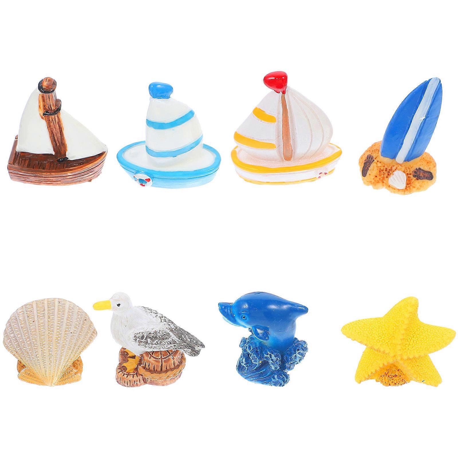 Decorative Nautical Ornament for DIY 32Pcs Mediterranean Style Microlandscape