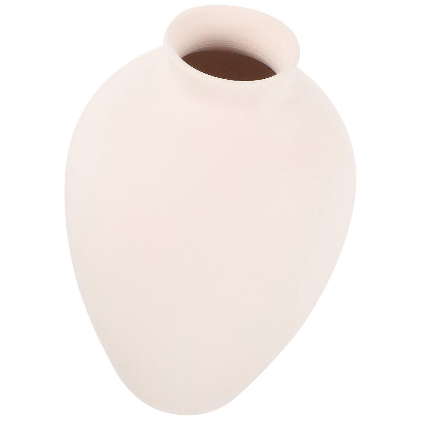 Modern Ceramic Vase White for Table Centerpieces 4Pcs Nordic Style Decorative