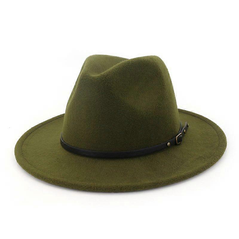 Minglan Frauen Oder Männer Wolle Filz Fedora Hut