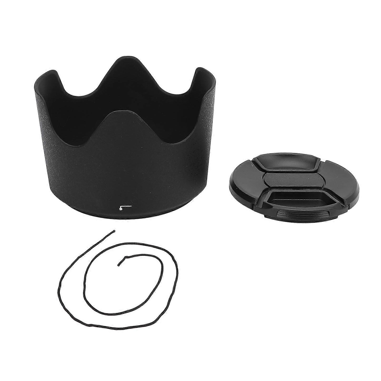 Lens Hood Protective Reduce Flare and Glare Lens Hood Shade with 77mm Lens Cap for AF-S NIKKOR 70-200mm F/2.8E FL ED VR Lens