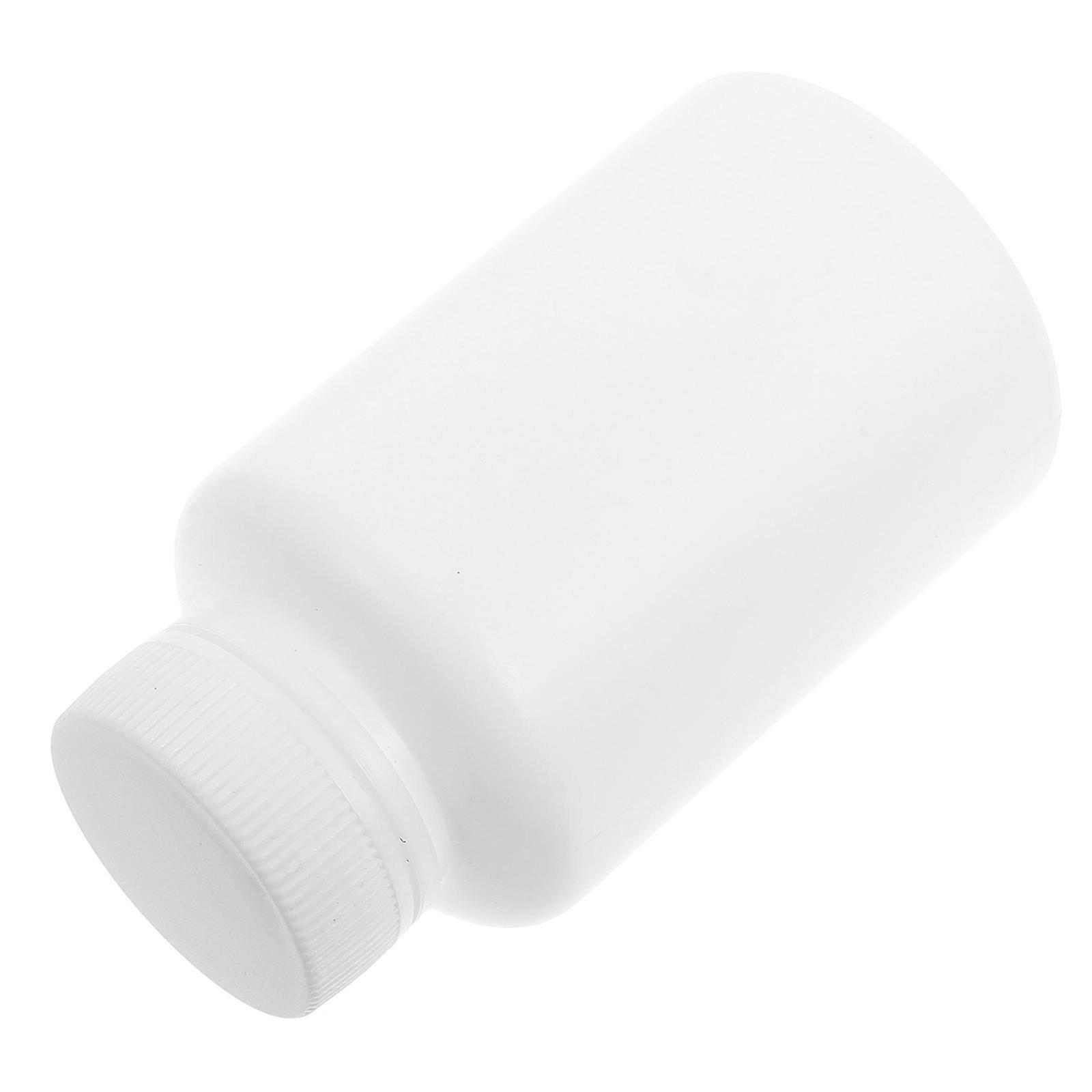Empty Pill Bottles Plastic for Pills 80Pcs White Screw Caps