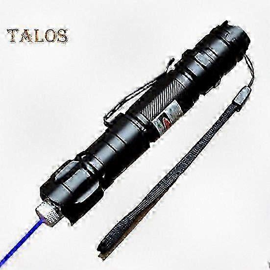 High Power Green Laser Pointer Flashlight with Rechargeable 18650 Battery, Long Range Beam Spot and Star Cap for Outdoor Use_i*