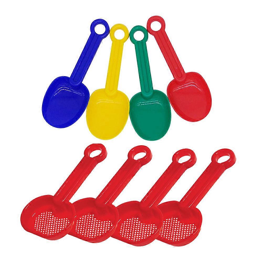 Sand Toys Short Handle Function 8Pcs Kids Beach Playing Set
