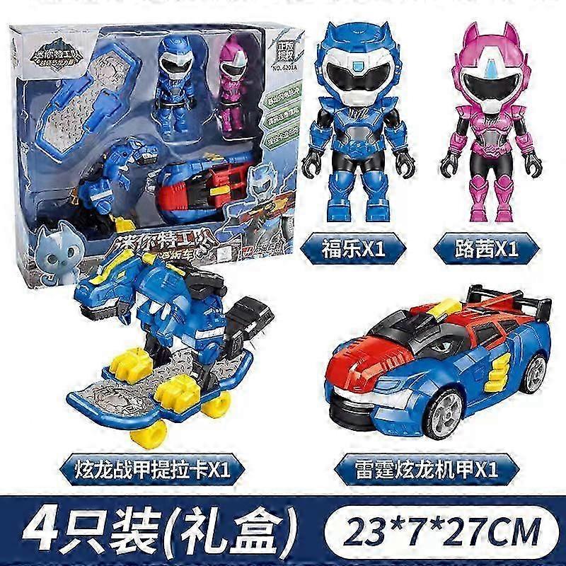 Mini Force Agent Scooter Transformation Super Dinosaur Power Toys Action Figures Miniforce X Deformation Mecha Robot Kids Gifts