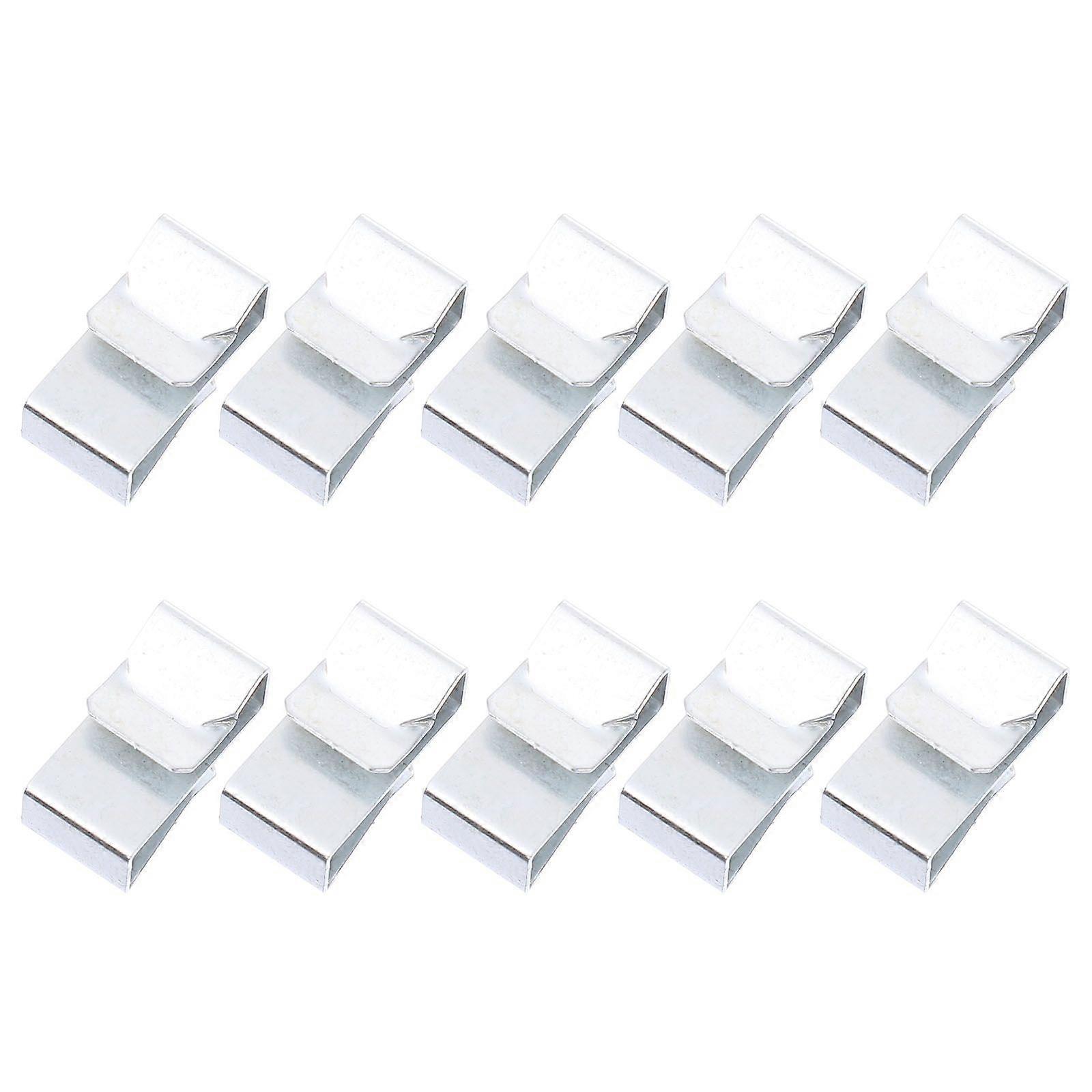 25 Pcs Practical Trailer Wire Clips Fixers And Portable Wire Clips (Silver)