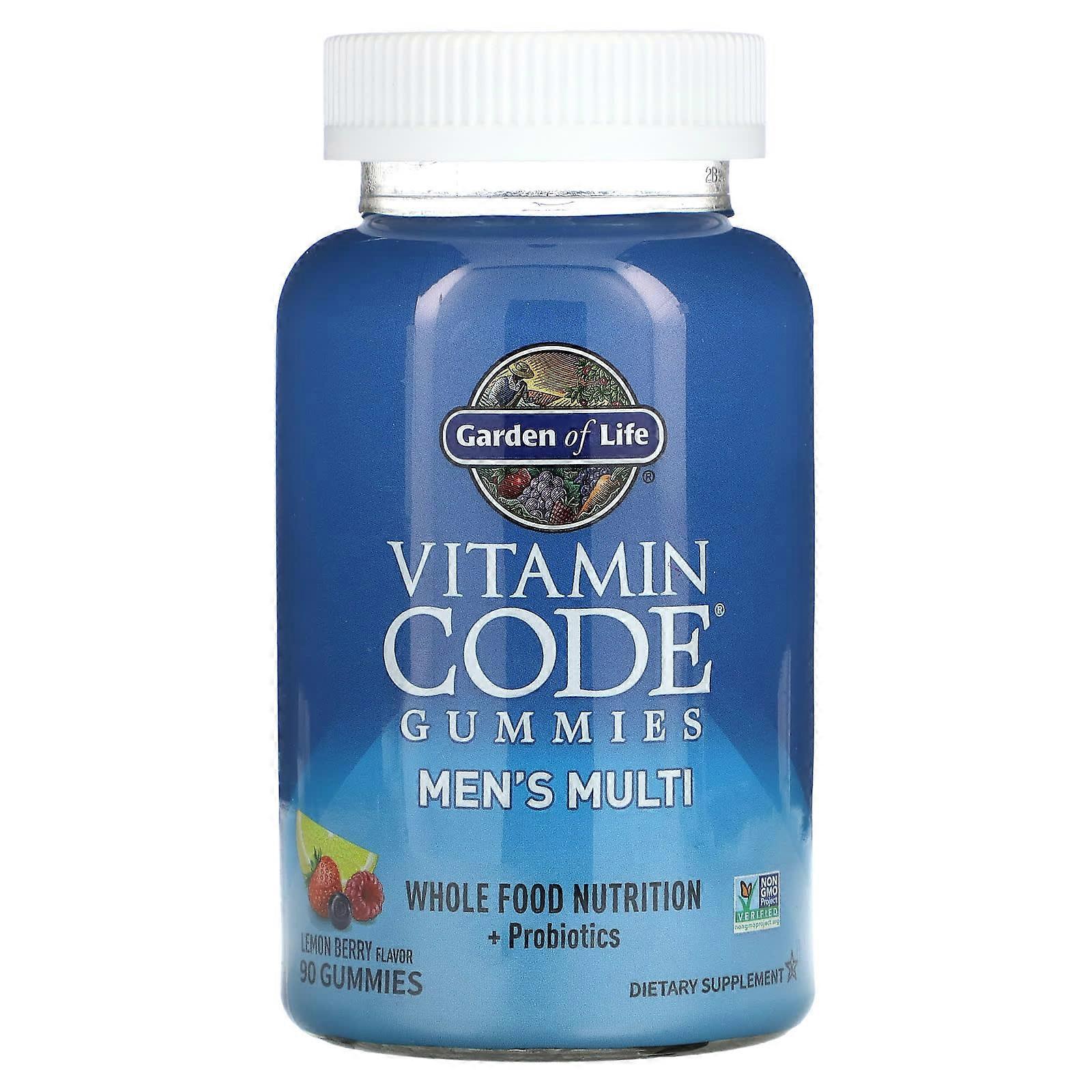 Vitamin Code Gummies, Men's Multi, Lemon Berry, 90 Gummies