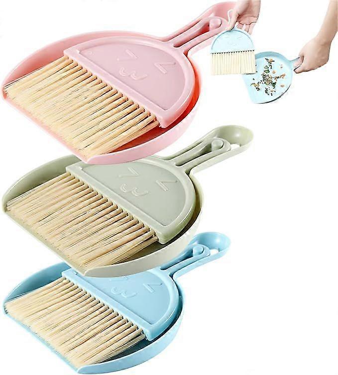 Mini Multifunction Table Sweeper, Broom Dustpan Design Sweeper and Dustpan, Plastic Broom and Dustpan Set