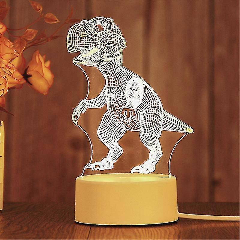 Rechargeable Usb Touch Dimmable Colorful Night Light 3d Atmosphere