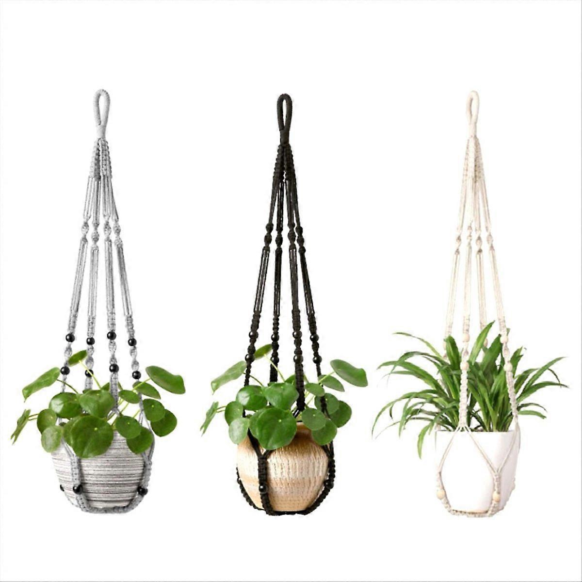 Handmade Macrame Plant Hanger Indoor Hanging Planter Basket