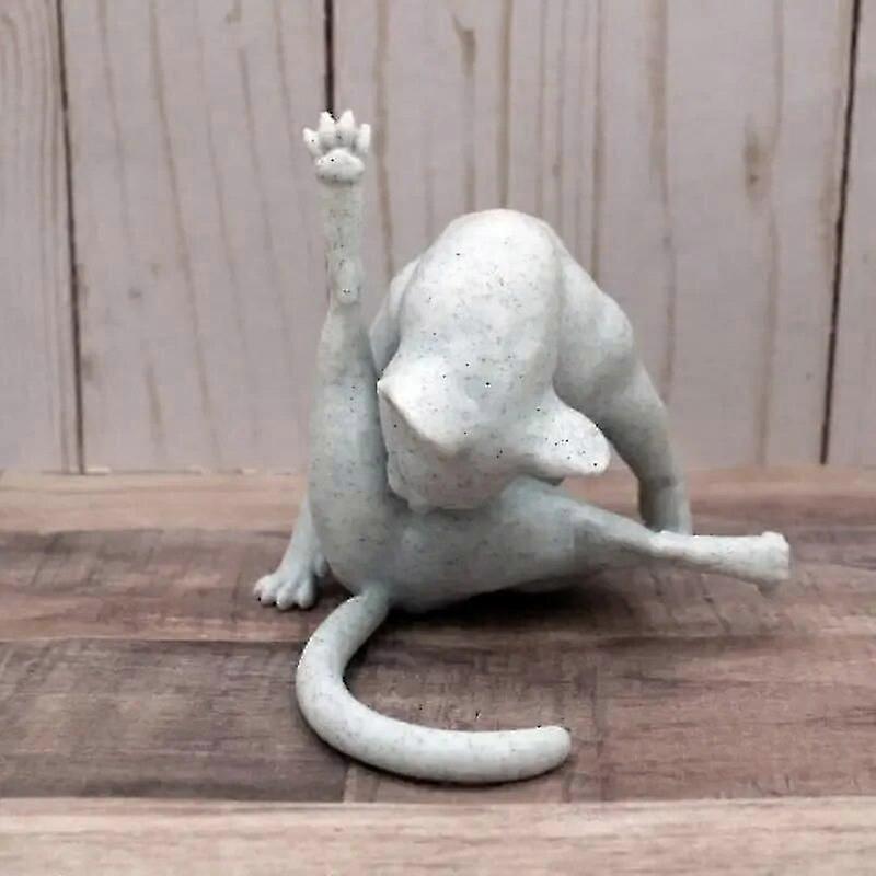 Funny Cat Figurine No Shame Cat Skulptur Gift for Cat Lovers A Cat Butt Gift Funny Cat Statue Gift Unik Harpiks Cat Skulptur