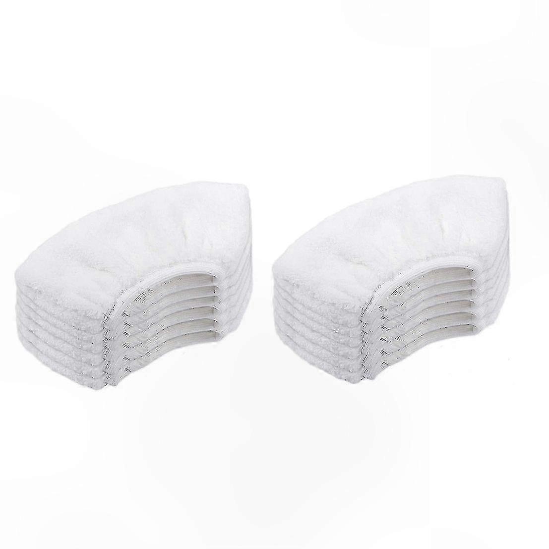 12-Pack Microfiber Mop Covers for Steam Cleaners, Replacement Pads for EasyFix Models SC1-SC5 & SV7, Washable Cleaning Rags