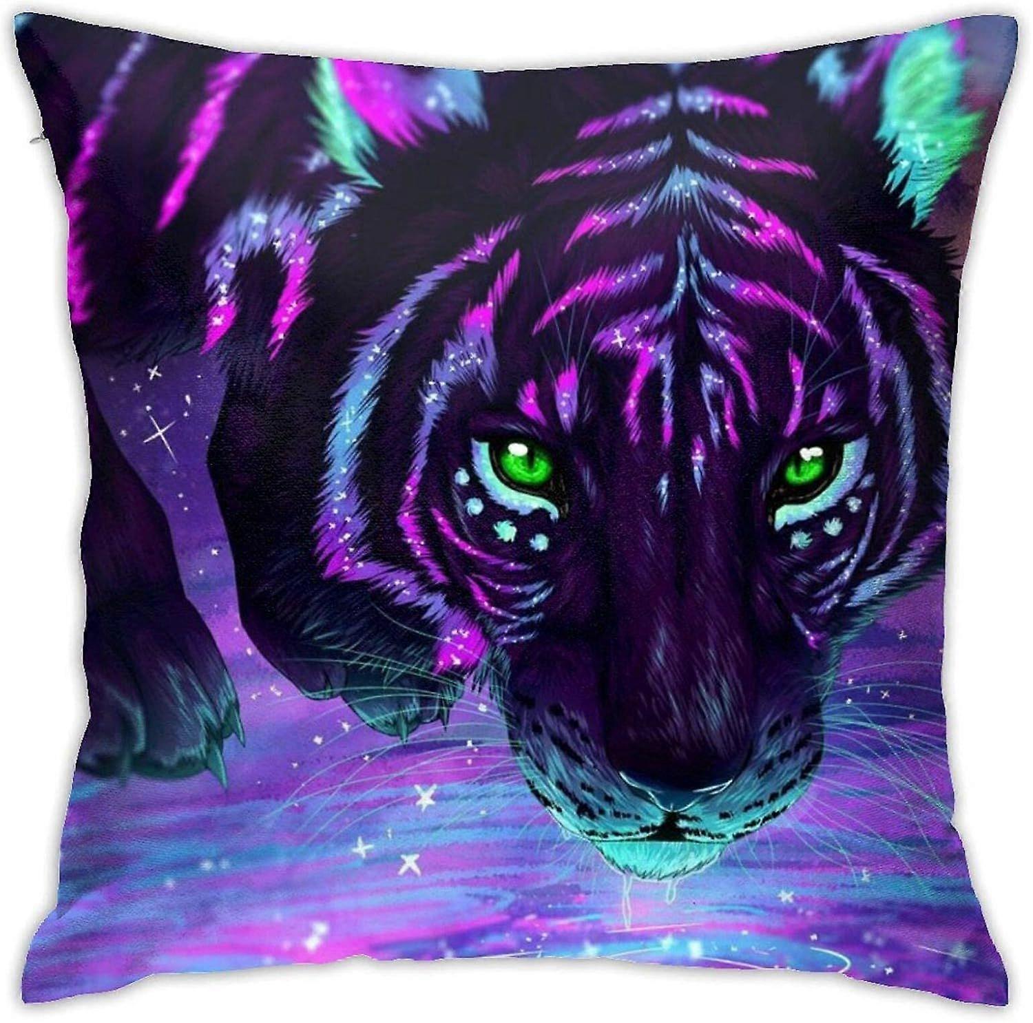 v567タイガー-HD-デスクトップスロー枕カバーホームデコレーションリビングルーム寝室ソファチェア18X18インチ枕カバー45X45cm-TB567 ij567