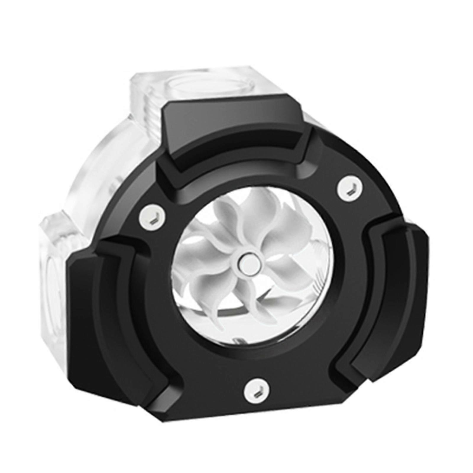 High Accuracy Low Flow Resistance PC Cooling Flow Meter with Precise Sensors Realtime Data Suitable for System Stability  White