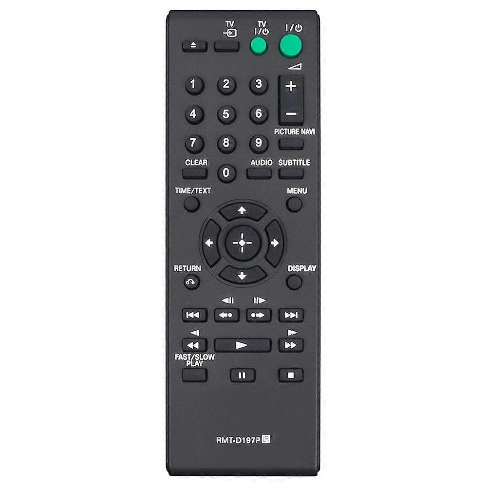 RMT-D197P Compatible For Sony DVD Wireless Remote Control Infrared Replacement Ergonomic Controller