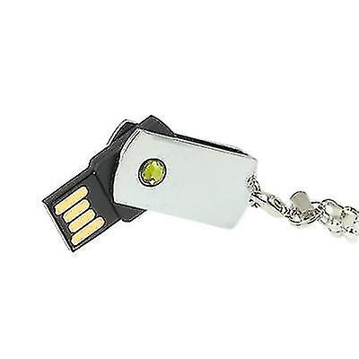 Computer Accessory Sets Mini Rotatable Diamond Jewelry Usb Flash Disk 8gb