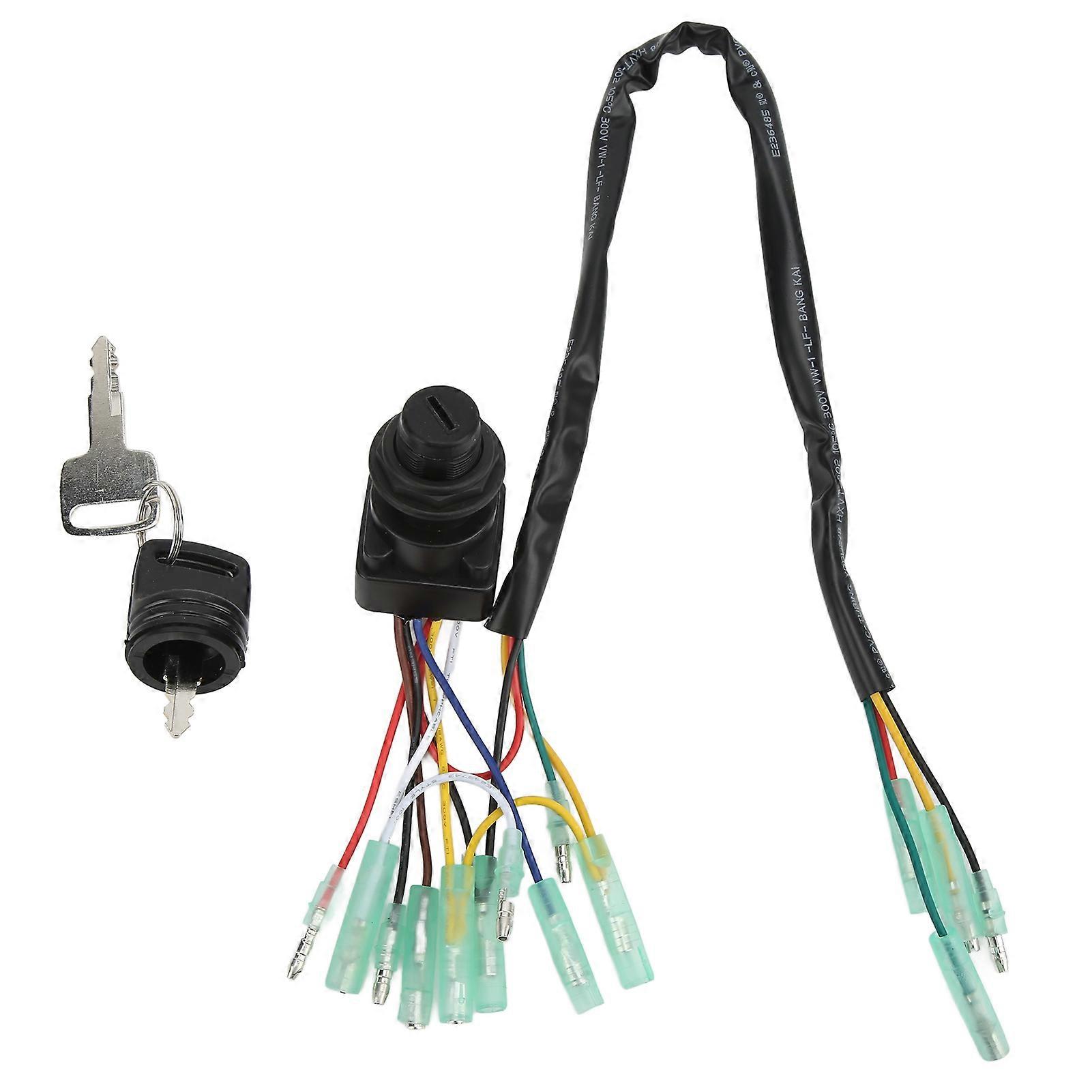 Boat Ignition Switch Professional Outboard Universal Control Box Key Ignition Switch Boat Key Switch