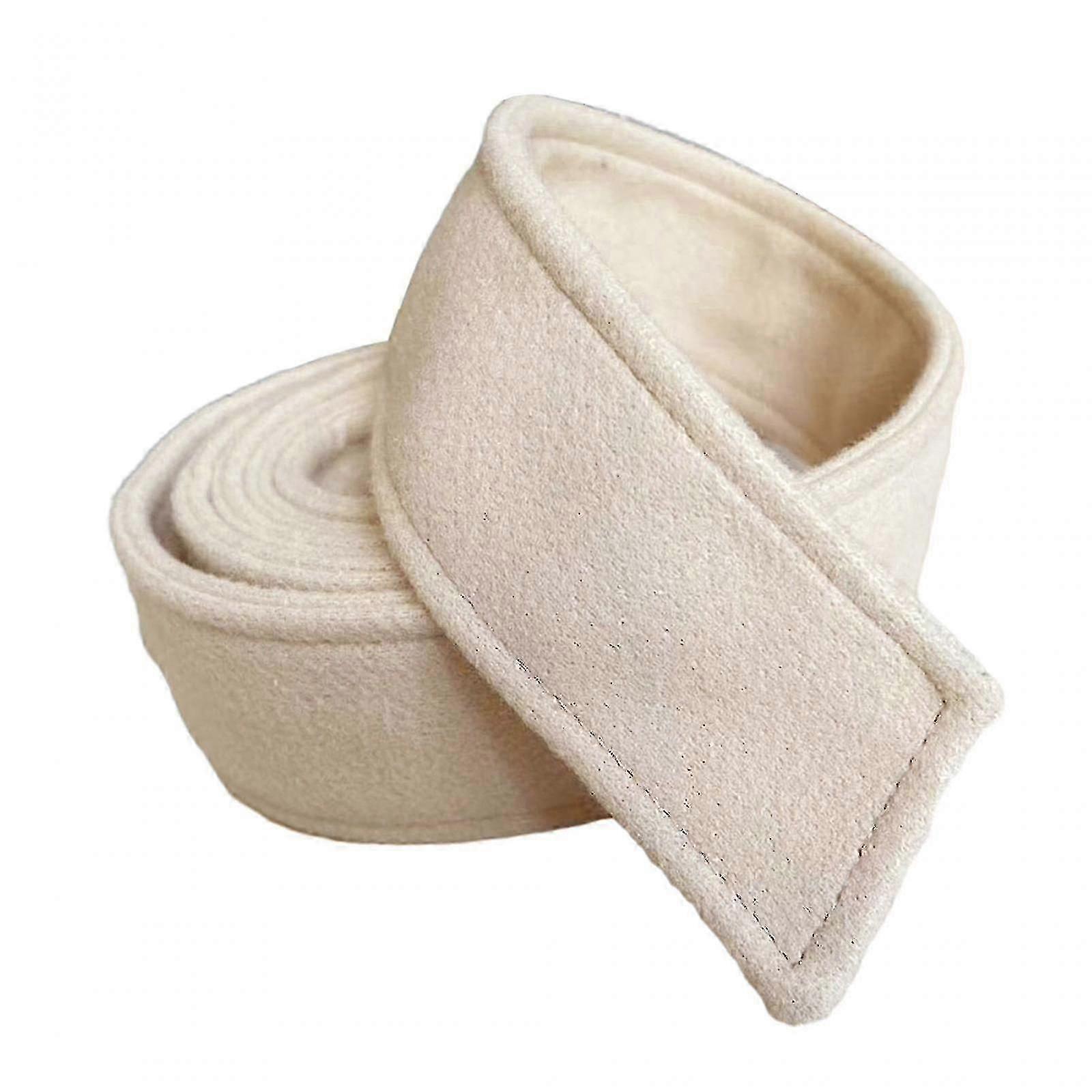 Mångsidigt kappskärp för kvinnor med brett midjeband i ull