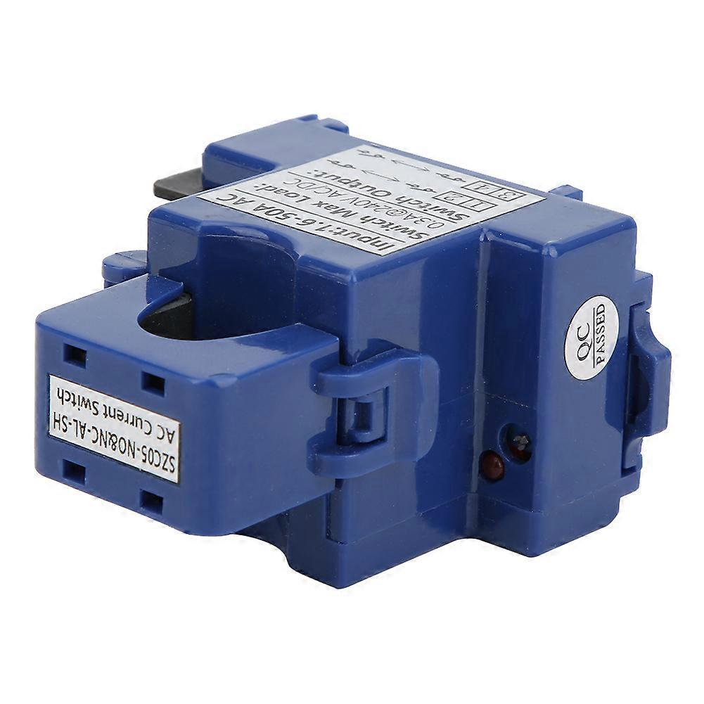 AC Current Switch Transducer NO NC AC1.6-50A Input 0.3A at 240V Ac DC SZC05 NO&amp;NC AL-SH