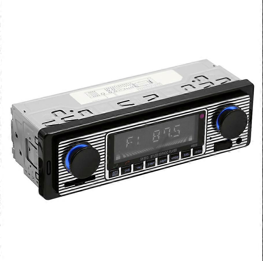 Single 1DIN car stereo with MP3 playback and FM transmitter