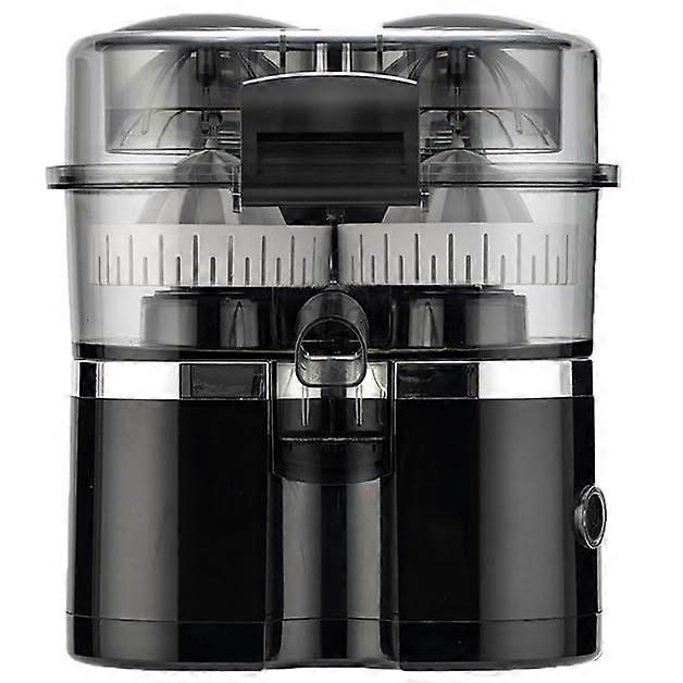 Electric Citrus Juicer DualHead Orange Juicer Squeezer Portable 1Button Automatic Juicer for Orange Lemon Lime Black
