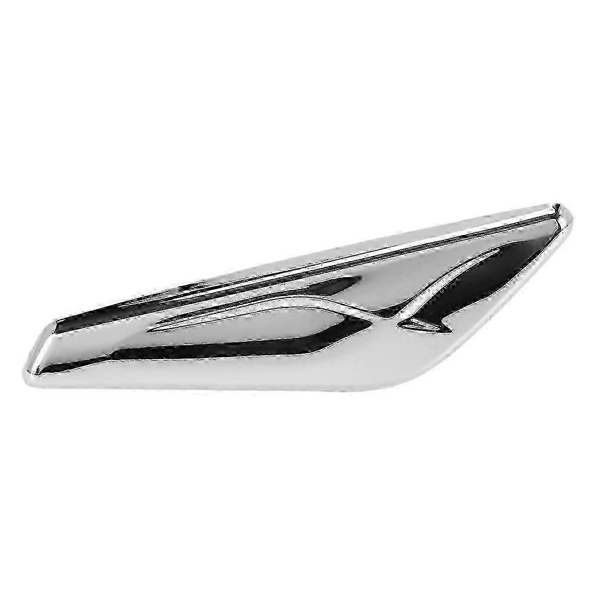 Compatible with -BMW X3 X4 F25 F26 2013-2017 Front Side Chrome Fender Trim Finisher Marker Turn Sign