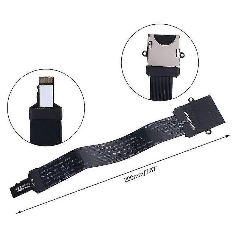 SD card Female to TF micro SD Male ( SD to SD , TF to TF )Flexible Memory Card Extension cable Extender Adapter reader