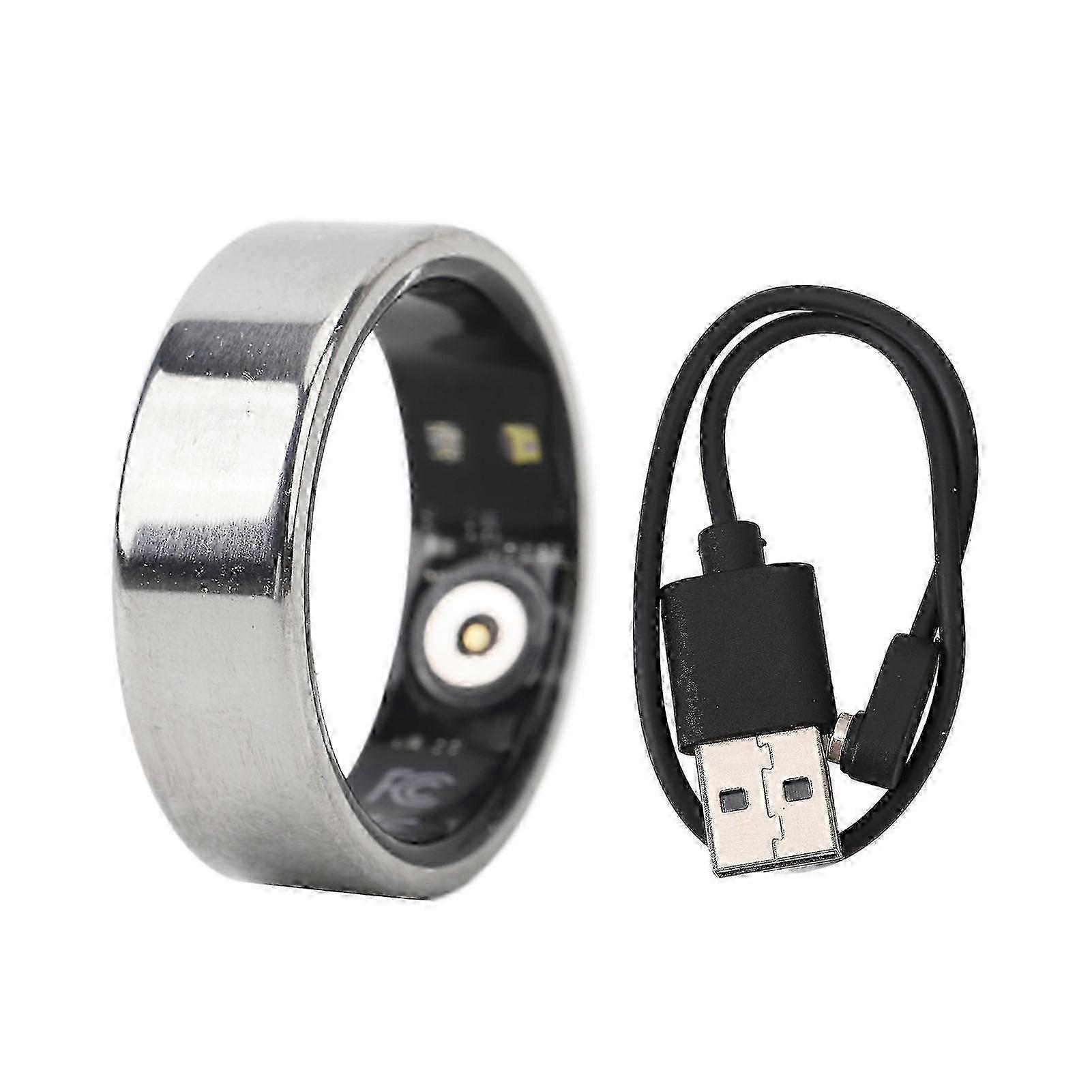 Smart Health Ring Sleep Temperature Steps Monitoring 18mah Lightweight Fitness Ring for Daily Use 2025