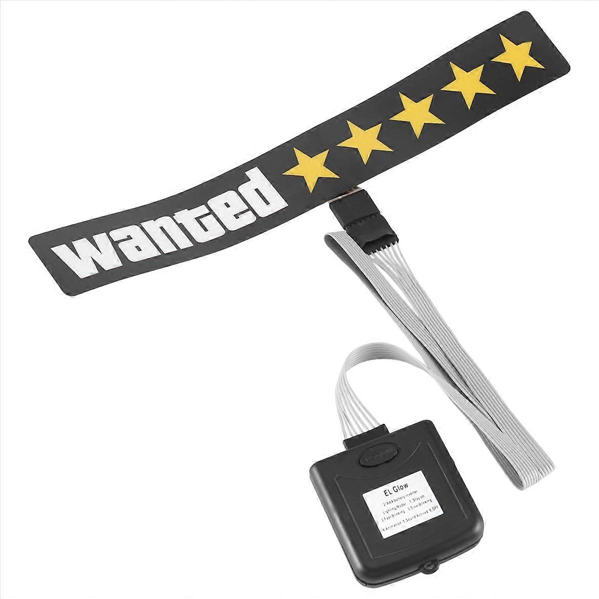 Windshield Electric Wanted Car LED Reflective Stickers
