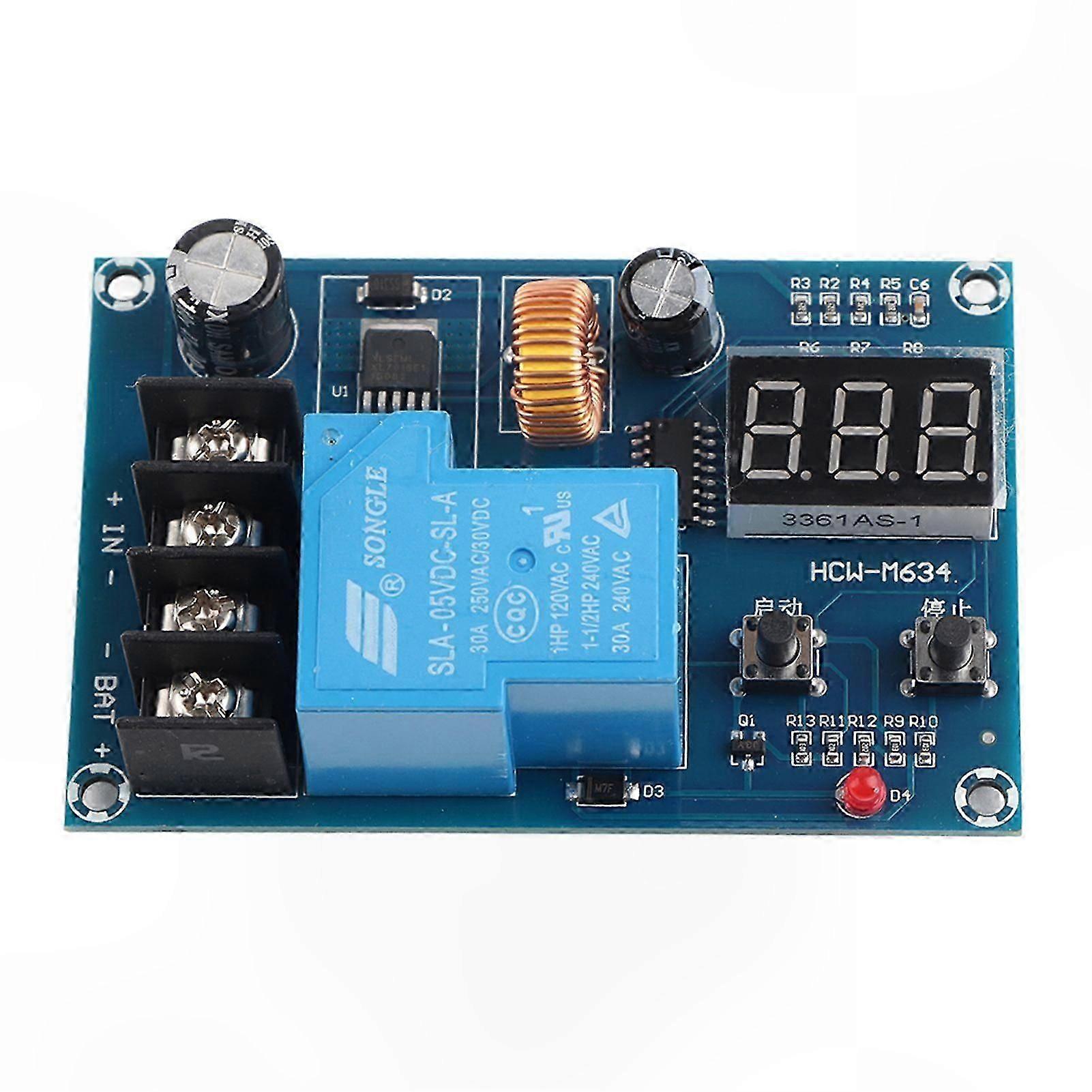 DC 6-60V Battery Charge Controller with Auto Stop Function for Charging Protection