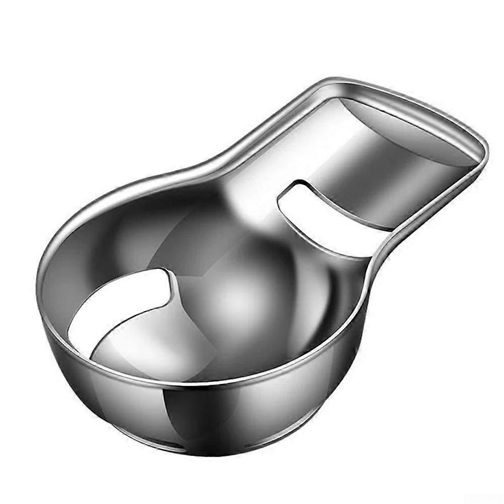 Stainless Steel Egg Separator with Three Filter Holes for Quick Yolk White Separation Baking Tool
