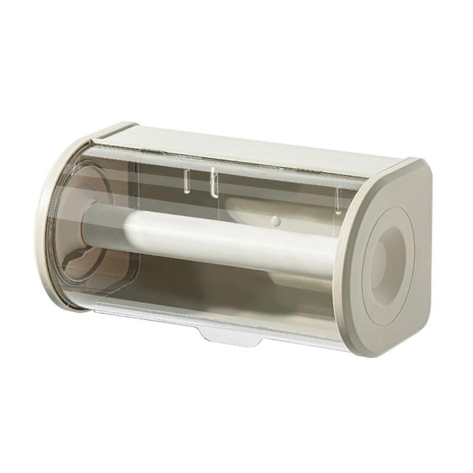 Bathroom Paper Towel Storage Container With Clear Lid, Easy To Clean Plastic Tissue Dispenser Napkin Organizer