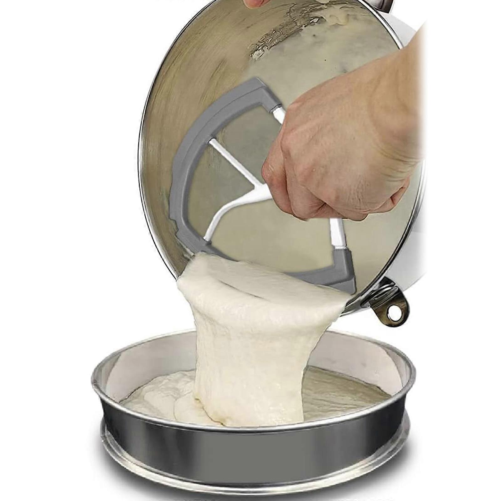 Professionell Flex Edge-visp Mixertillbehör Tiltbart köksmaskintillbehör Mixerpaddel Perfekt för 6QT-mixrar Flerfärgad