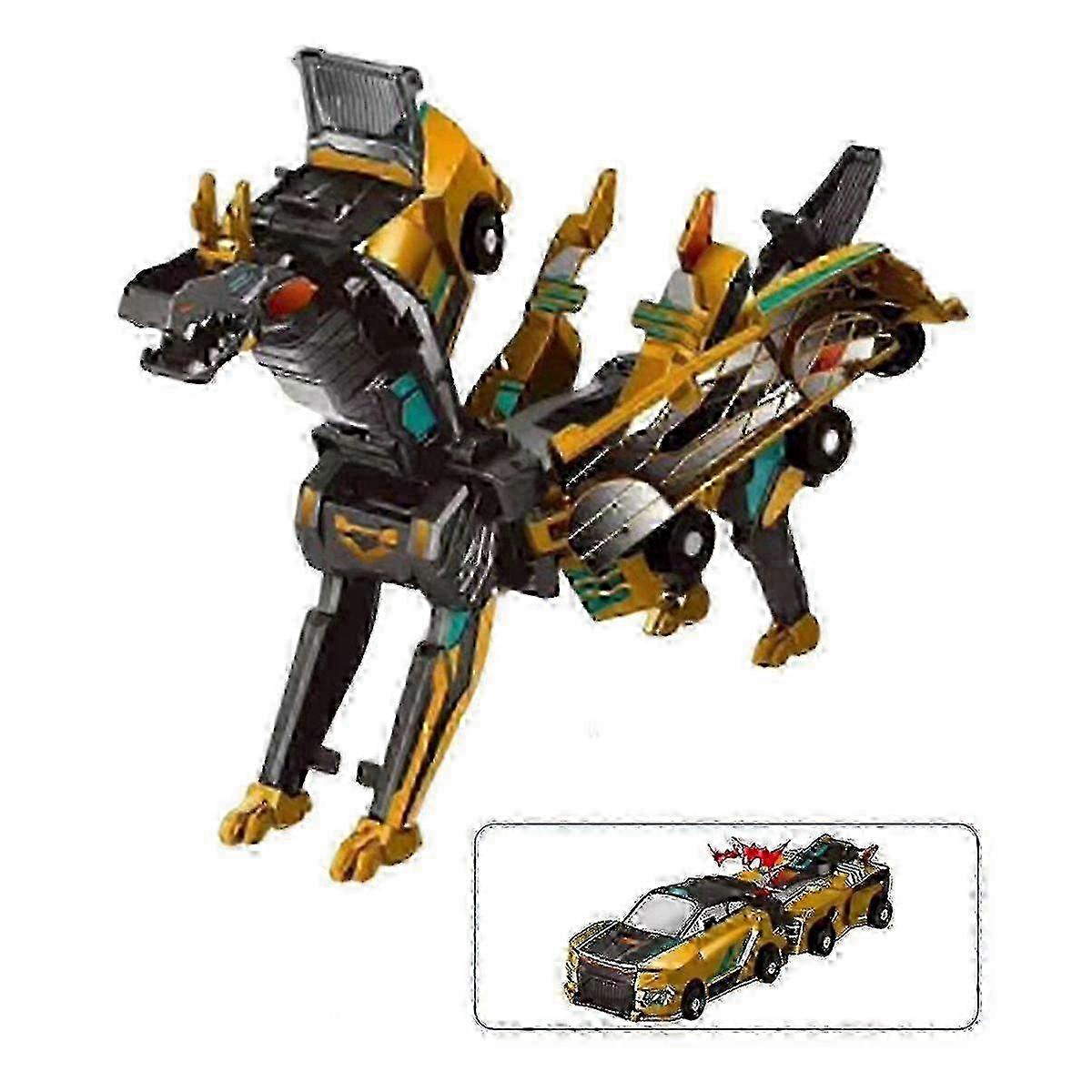 Magic Transformation Super Combination Car Toy 2 in 1 Kids Magnetic Collision Transforming Car Diy T