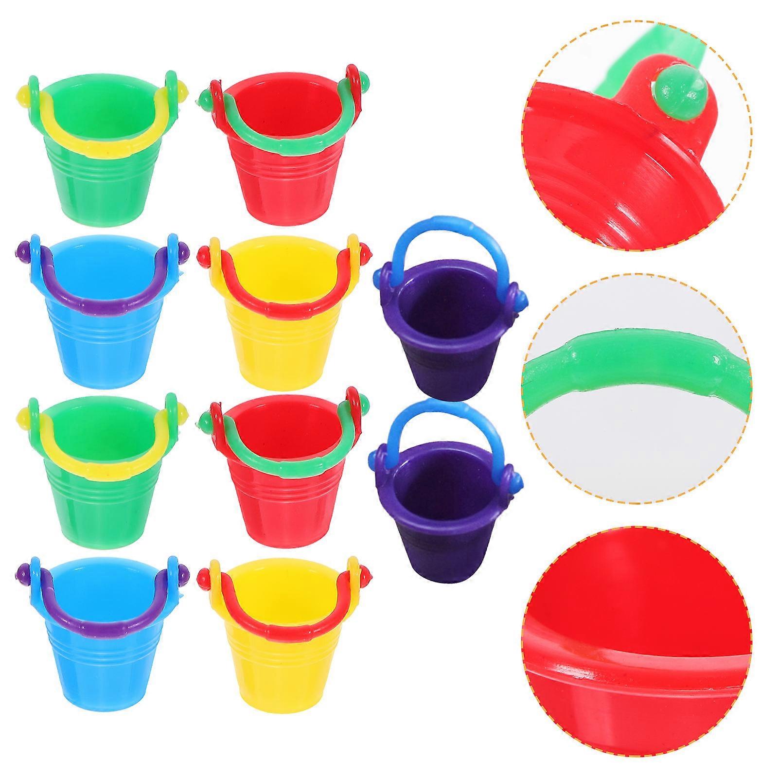 10 stücke Miniatur Eimer Modelle Mini Haus Mini Eimer Dekore Mini Wasser Eimer