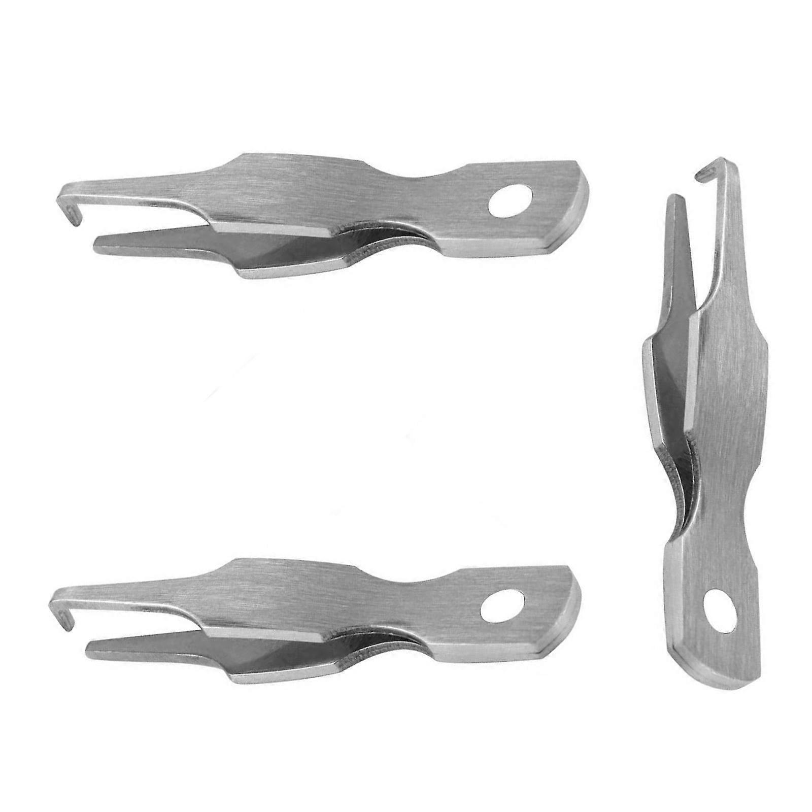 3 stk rustfrie lokkeringer åpner dobbel åpningstang fiskesnøre pinsett fiskesnøre tang ringåpner rustfritt stål orig