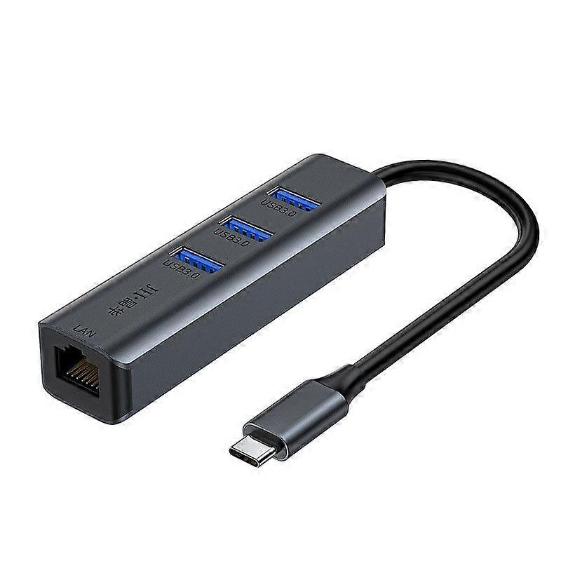 For Computer External Driverless Network Card, Type-C Four Port