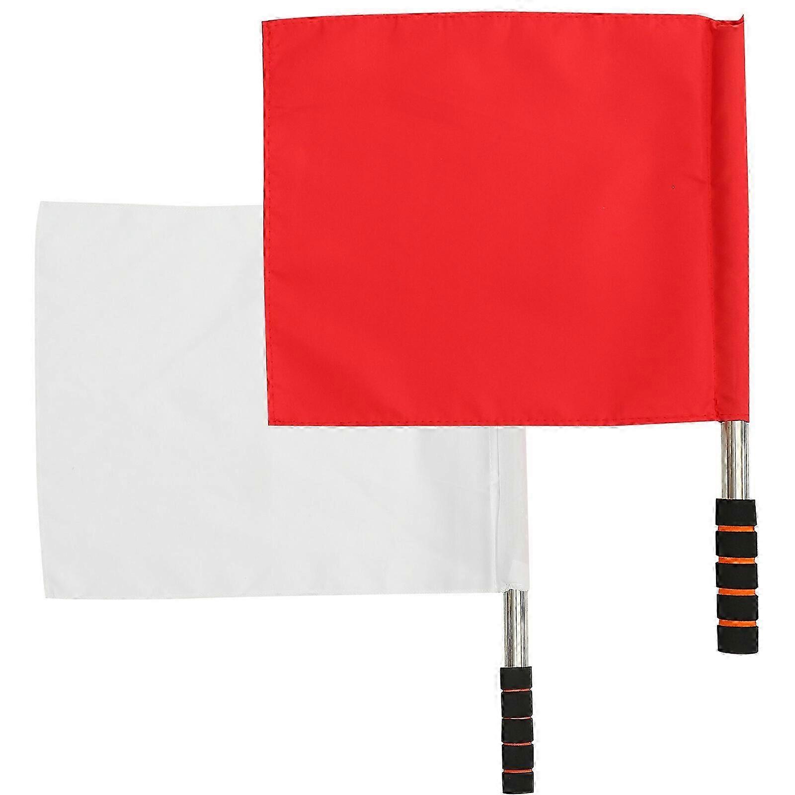 2 Pcs Outdoor Flags Flags Volleyball Red Red Flag Red Warning Flags Traffic Safety Flag
